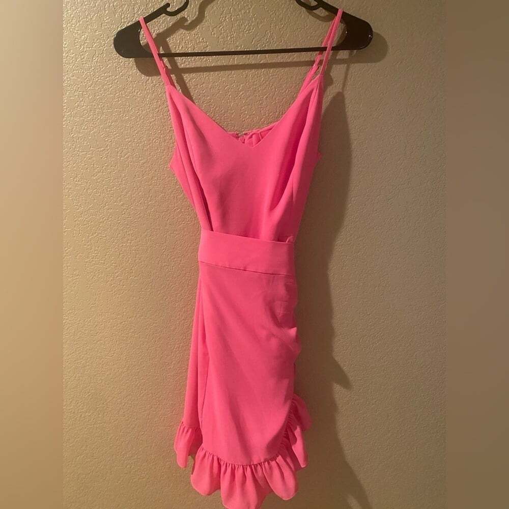 Lilly Pulitzer Pink Asymmetrical Bodycon Dress